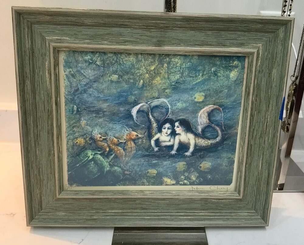 John Cheng Signed Limited Edition Mermaid Print 5/45